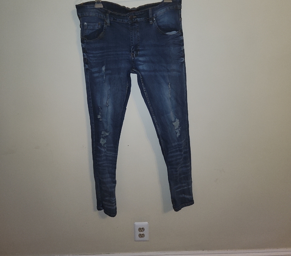 Men's Dark Blue Skinny Jeans